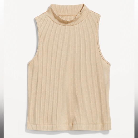 Mock-Neck Rib-Knit Top - Picture 8 of 8